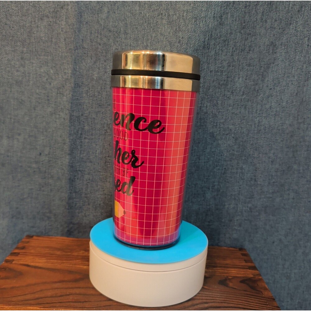 Teacher Appreciation Travel Tumbler 20oz Pink Hot Cold Cup with Lid - Picture 8 of 16